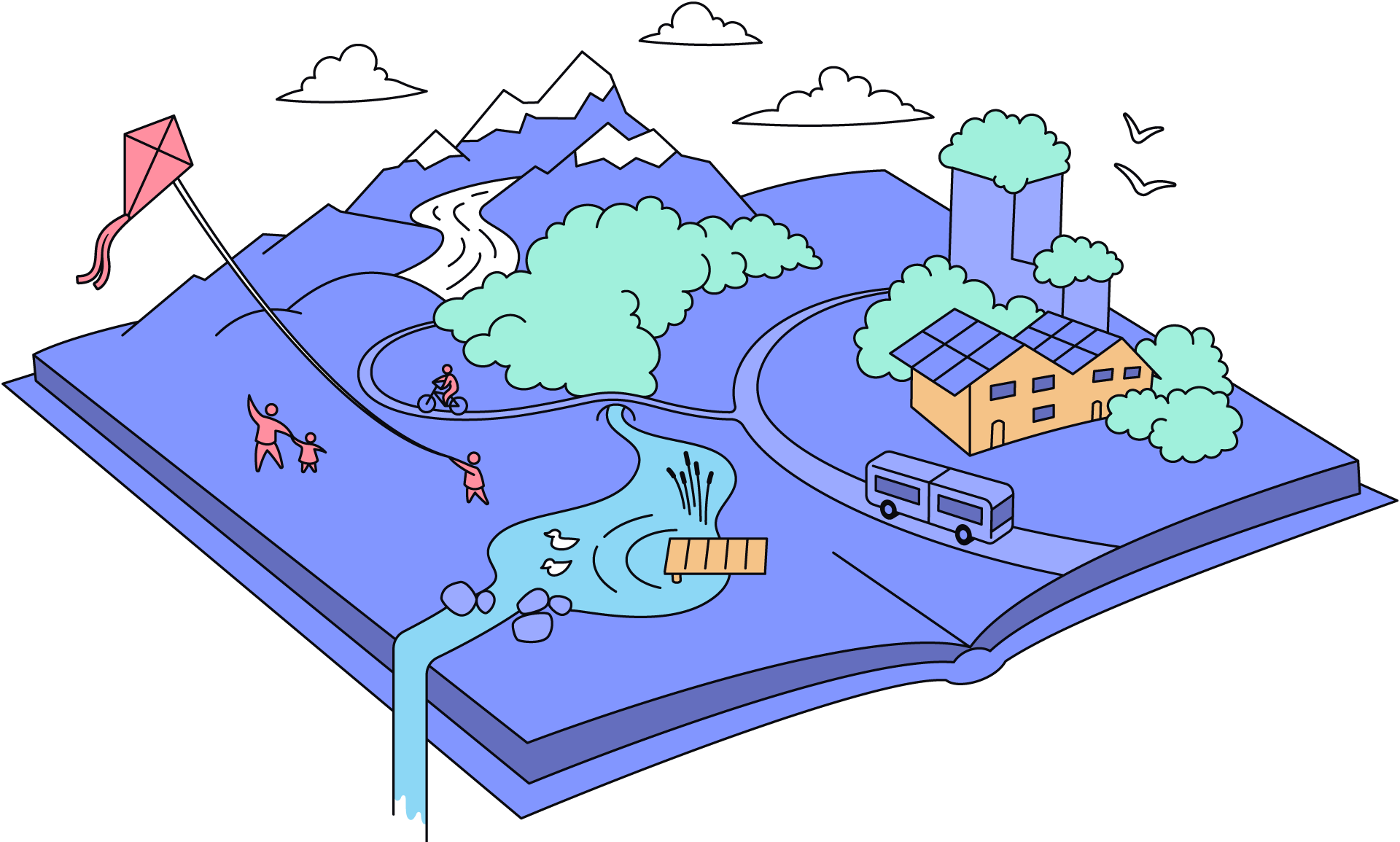 Illustration von «Climate Narrative by Design»